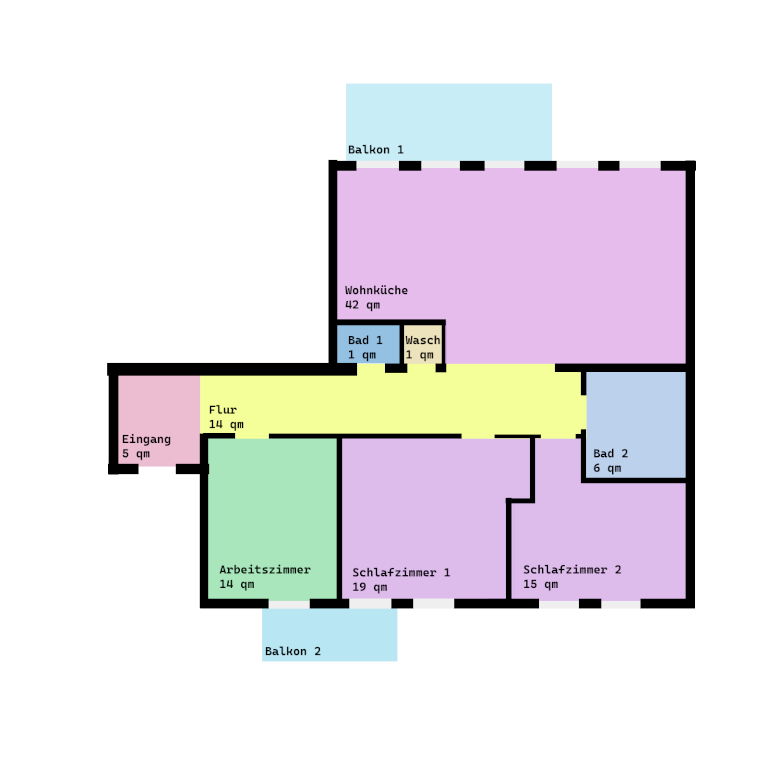 Wohnung Friedrichshain Bänschstr. - Grundriss