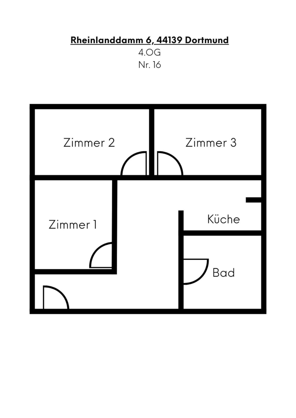Charmante 3-Zimmer-WG in Dortmund – 44139 Dortmund – Vorschaubild 6