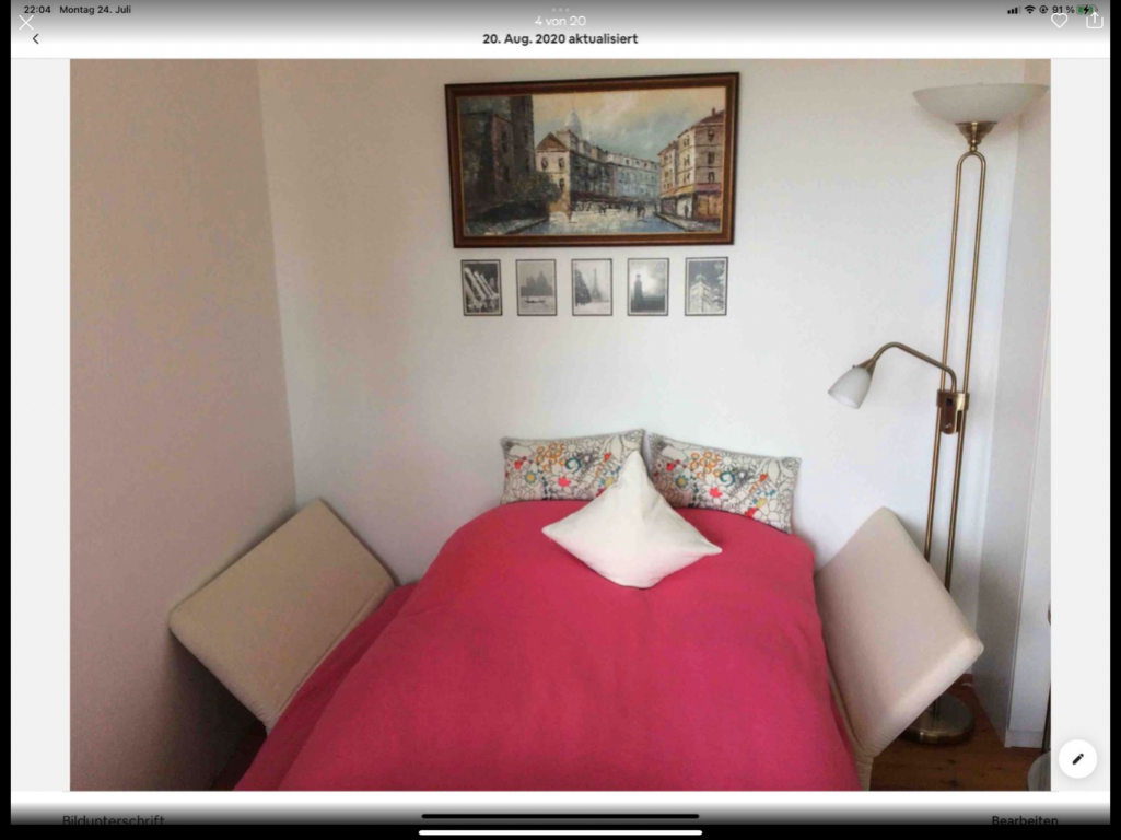 Dachterrassenzimmer in Villa – 93059 Regensburg Reinhausen – Vorschaubild 4
