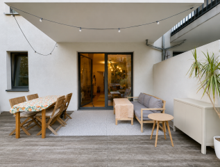 6 Monate Untermiete: Möblierte 3-Zimmer-Wohnung auf Stralau mit Terrasse & Garten — photo 1
