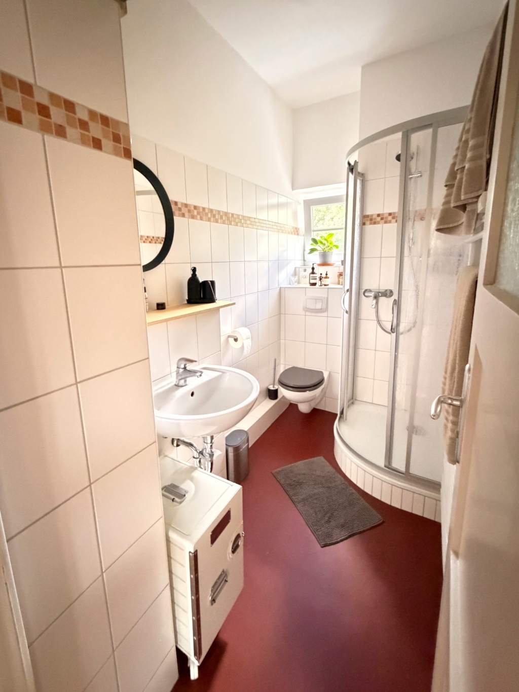 Wohnung Weißensee Charlottenburger Str. 32 - Bad mit Dusche