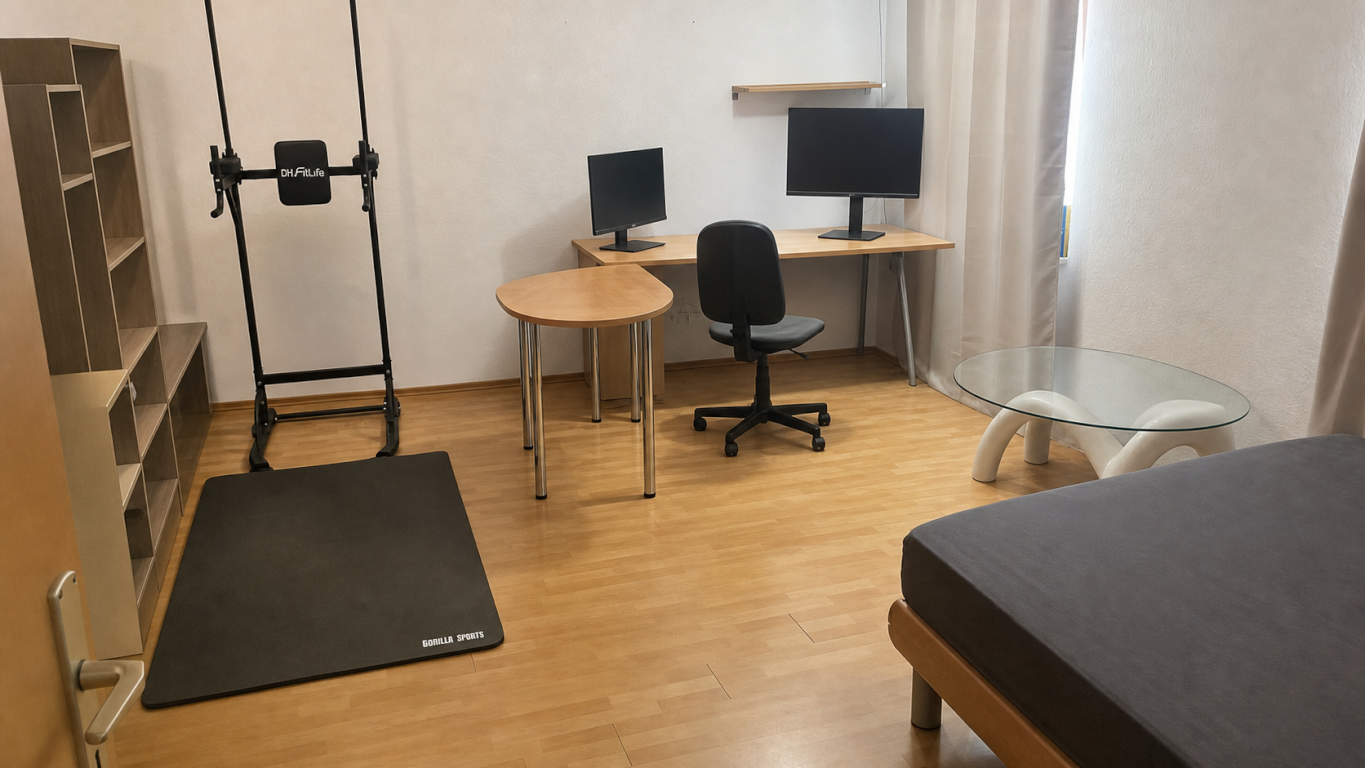 Einzelzimmer in einer 3-Zimmer-Wohnung (Hasselbackplatz) | Single Room in a 3 room apartment – 39104 Magdeburg Hasselbachplatz – Vorschaubild 3