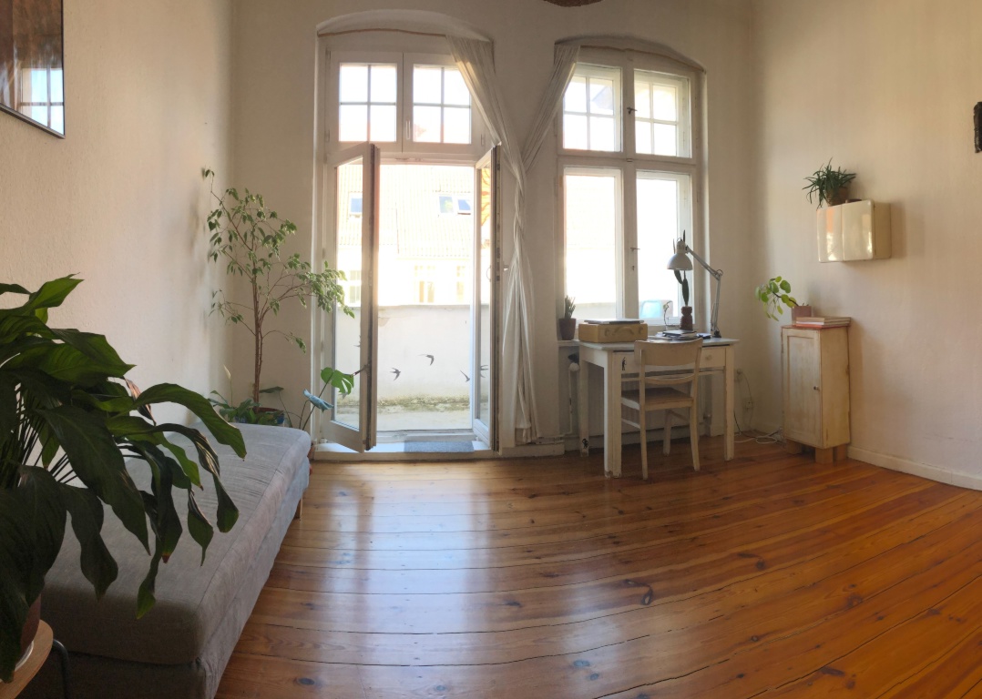 Apartamento Alt-Treptow-Neukölln-Kreuzberg Plesser Str. 12 - Wohnzimmer