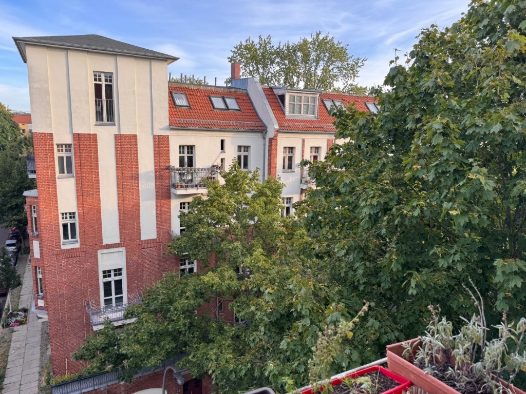 Apartamento Friedrichshain-Kreuzberg Ebelingstraße - Blick vom Balkon