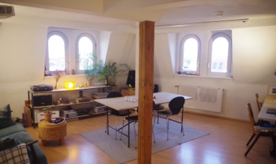 beautiful rooftop-flat, shared with couple (2/4 rooms, own bathroom, shared kitchen and balcony) — photo 1