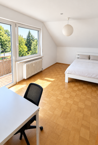 Anzeigenbild: K24 - Schöne großzügige 3 Zimmer Wohnung - Toplage nahe Uni Hohenheim & Flughafen WG Neugründung/ganze Wohnung