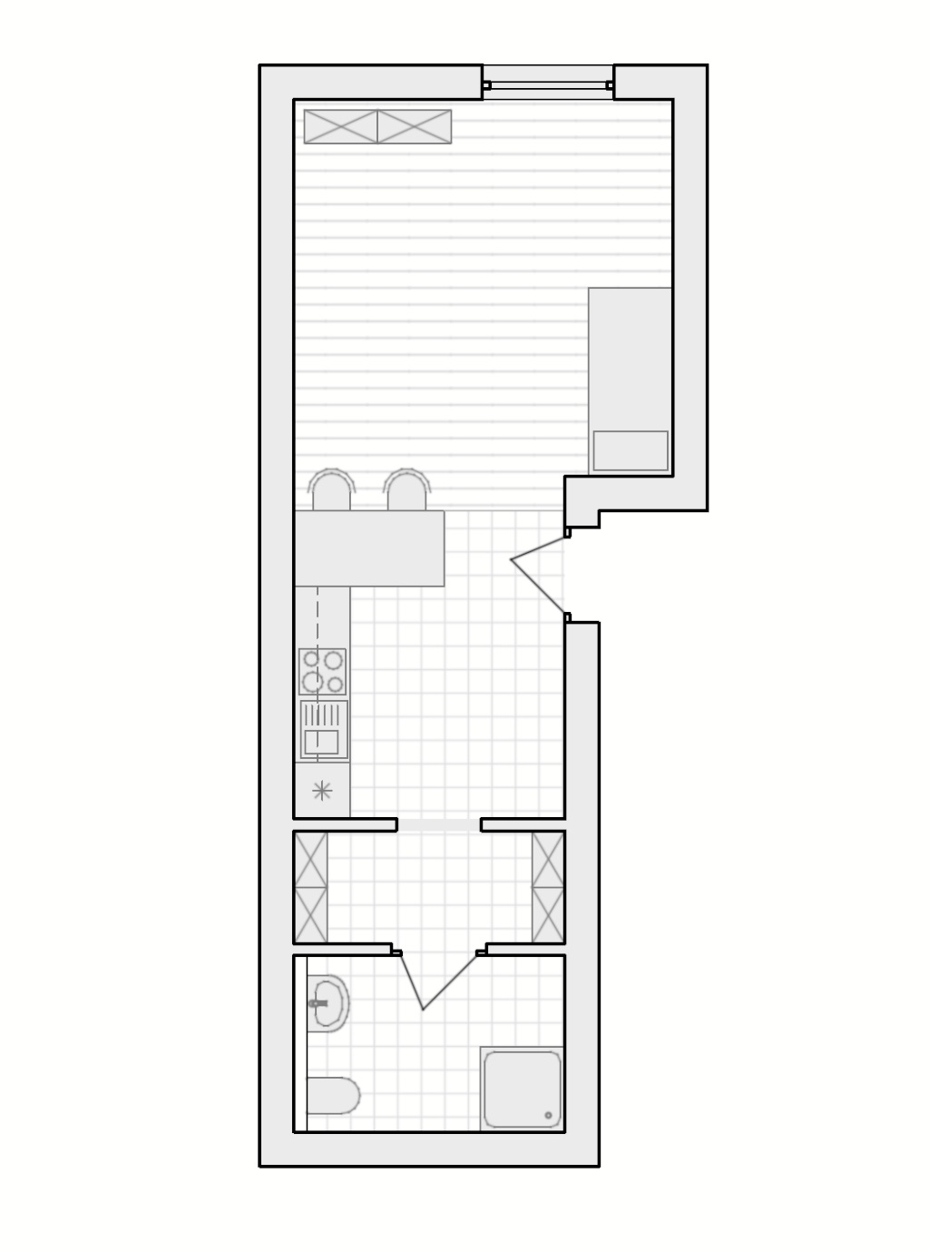 Zentrale 1-Zimmer-Wohnung im Johannesviertel – 64293 Darmstadt Johannesviertel – Vorschaubild 2
