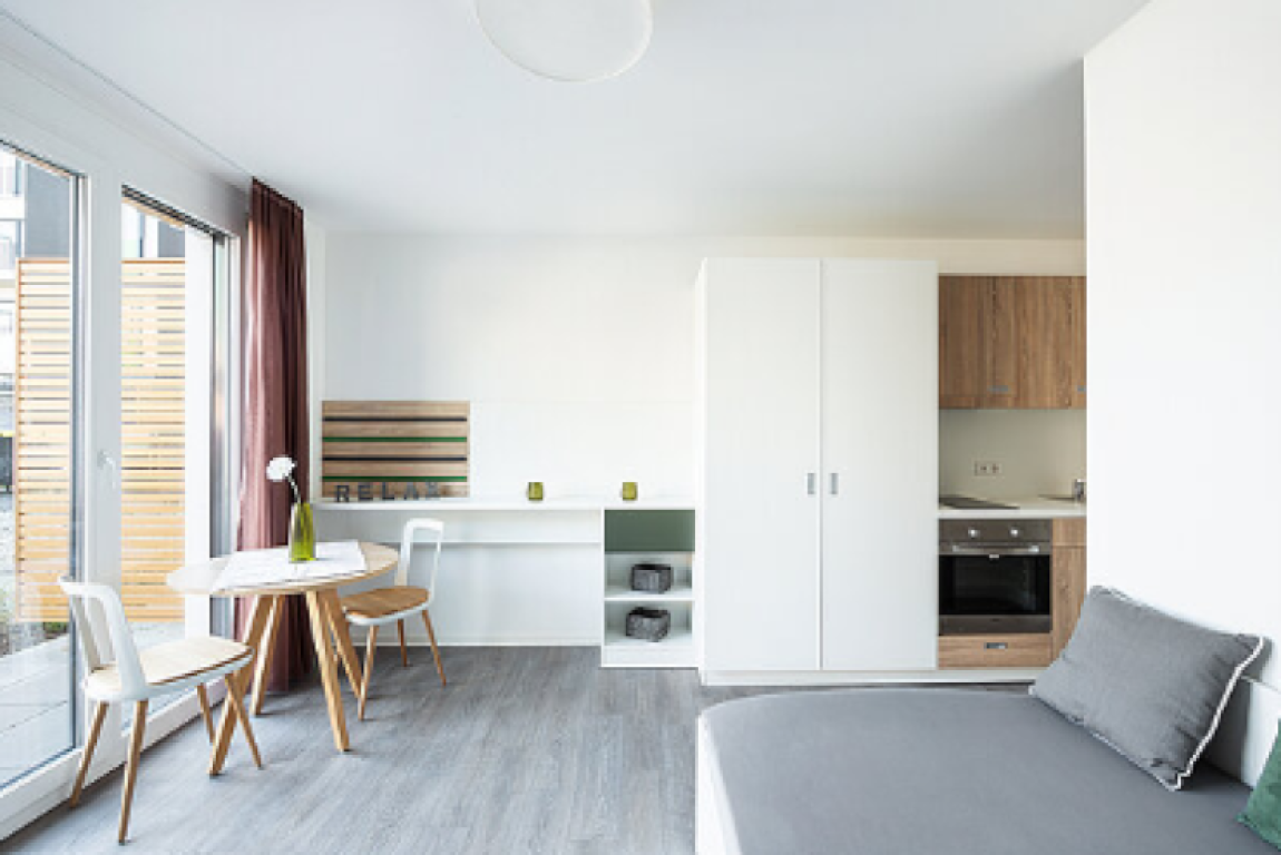 Studio with balcony in Heilbronn near Bildungscampus (ilivecampusliving)/Studio mit Balkon in Heilbronn, Nähe Bildungscampus