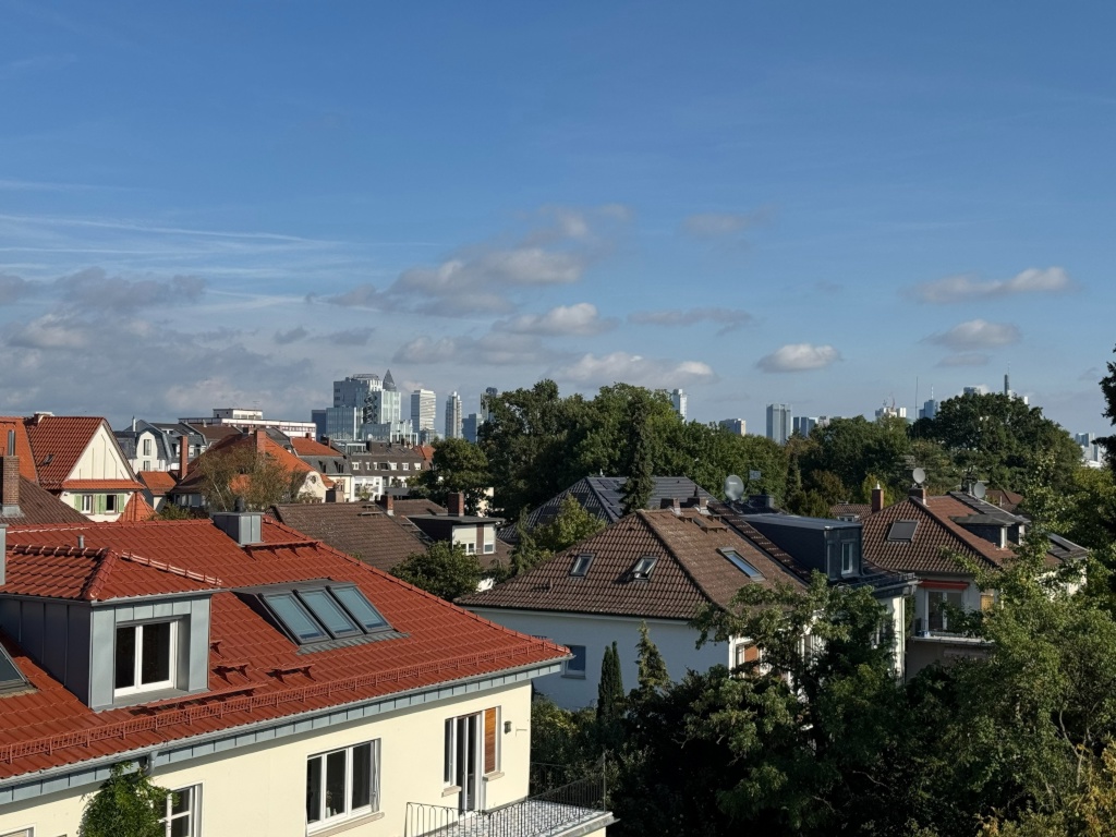Wohnen über den Dächern - Teilmöblierte Maisonettewohnung mit Skyline-Blick