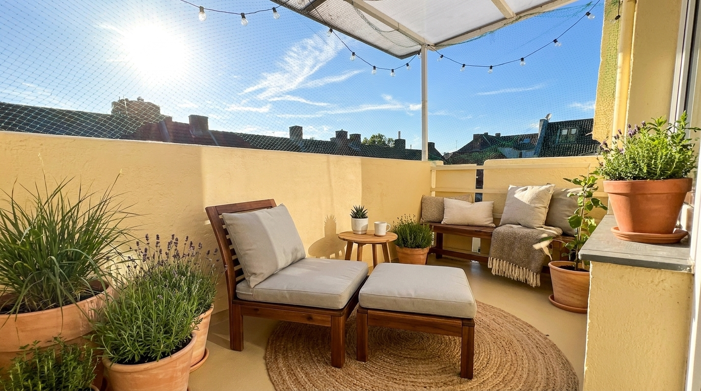 Estudio Frankfurt am Main Hafenstraße - Balkon