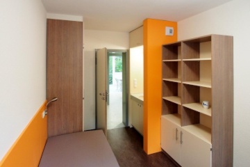 Single room in a student dorm