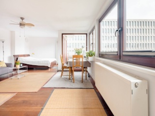 Helles, ruhiges Studio-Loft in Berlin-Mitte mit Balkon ruhig, zentral, ideal für Pendler/ Lightfooded Rooftop studio wit — photo 1