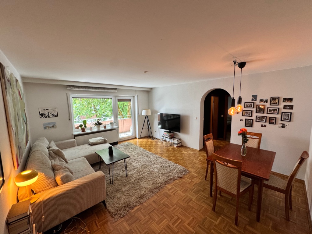 Schöne möblierte Wohnung in der Au (65 qm) zur Zwischenmiete 01.12.2026 - 01.06.2027 (max. 2 Pax)