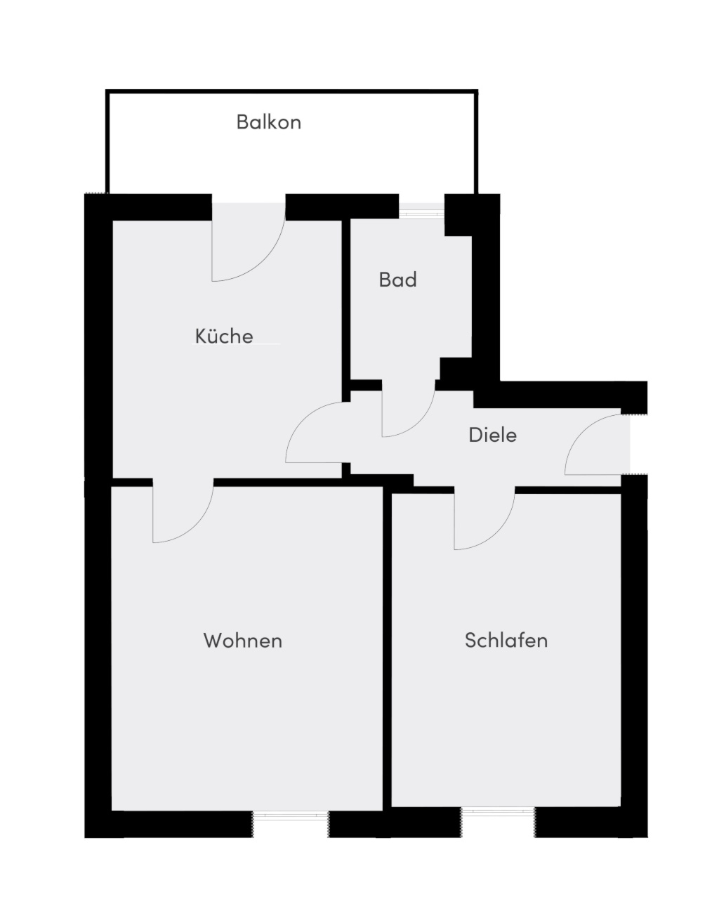 Apartamento Bogenhausen Oberföhringer Str. - Grundriss