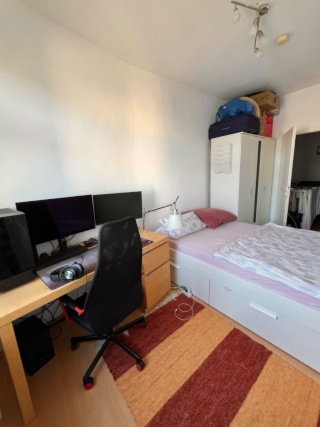 Anzeigenbild: Helles, gemütliches Zimmer mit Blick auf den Neckar
