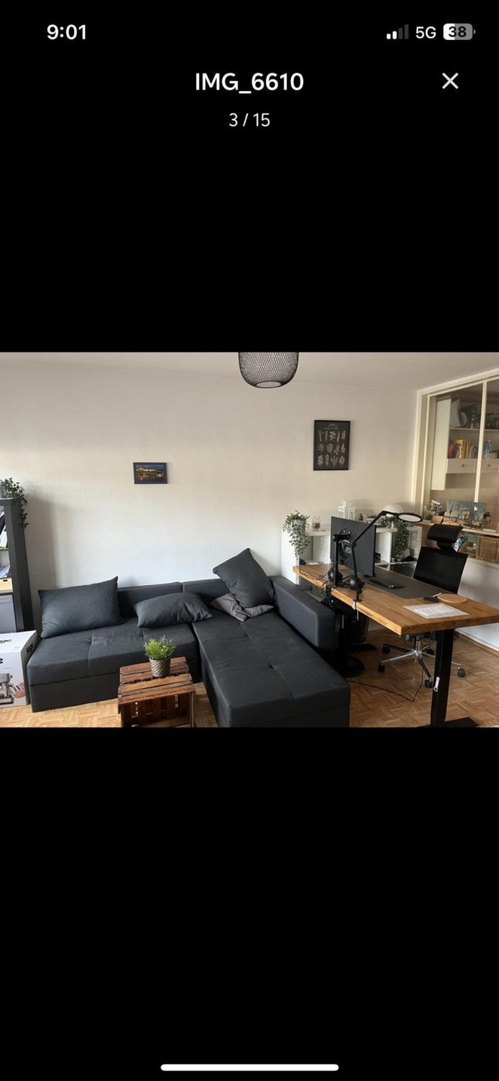 Sublet: Möblierte 1-Zimmer-Wohnung in C1 – Nähe Paradeplatz, langfristig möglich – 68159 Mannheim Quadrate – Vorschaubild 3