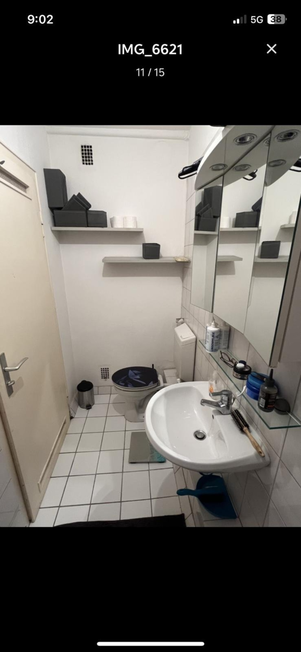 Sublet: Möblierte 1-Zimmer-Wohnung in C1 – Nähe Paradeplatz, langfristig möglich – 68159 Mannheim Quadrate – Vorschaubild 7