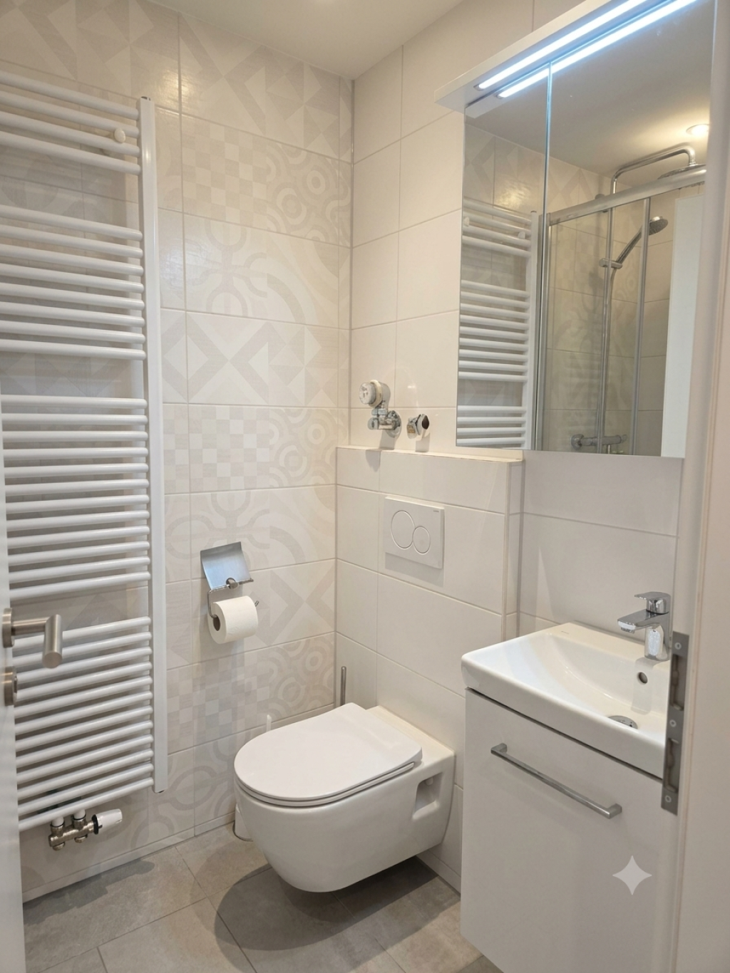 Helle, ruhige 2-Zimmer-Wohnung mit großem Balkon in Bestlage (Schleißheimer Str. 257) – 80809 München Milbertshofen-Am Hart – Vorschaubild 7