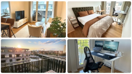 *Luxury 2-Room-Apartment November 2026 - 1 Monat - mit Havelblick, Dachterrasse & Homeoffice Setup - river view flat Pot — photo 1