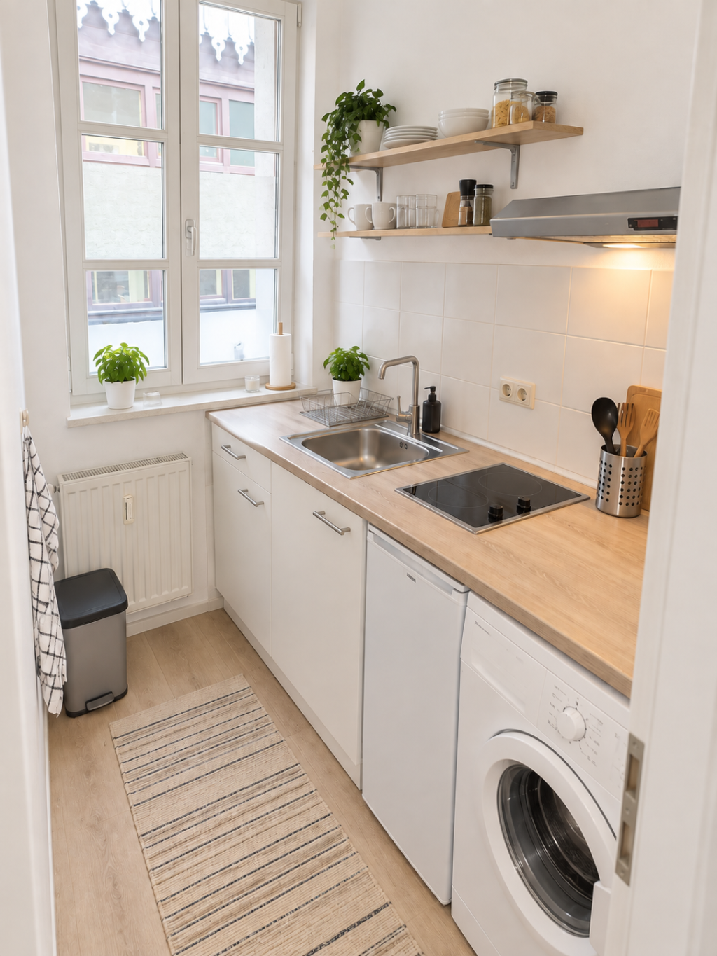 🏡 Frisch renoviertes 1-Zimmer-Apartment mit eigener Küche & eigenem Bad | Mannheim K2,9 | Ab 01.10.2026 – 68161 Mannheim Quadrate – Vorschaubild 3