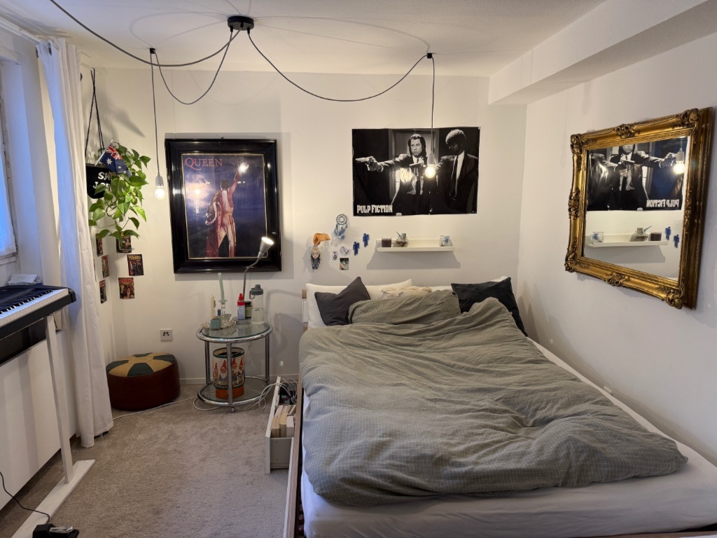 Zwischenmiete 6 Wochen, 27.10-8.12 Souterrain 1-Zimmer Wohnung – 48163 Münster Aaseestadt – Vorschaubild 2
