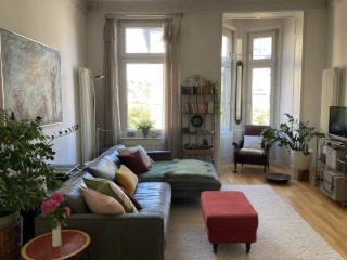 Anzeigenbild: Charmante möblierte 4-Zimmer Wohnung mit Garten zur Untermiete