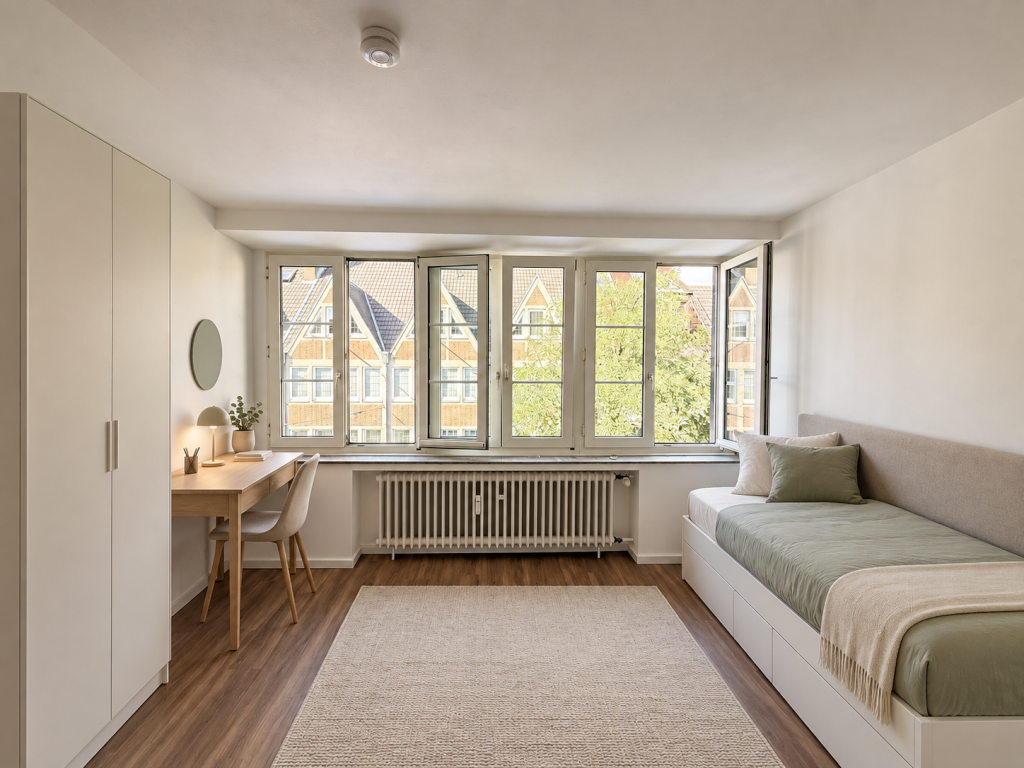 1-Zimmer-Wohnung mit eingerichteter Küche