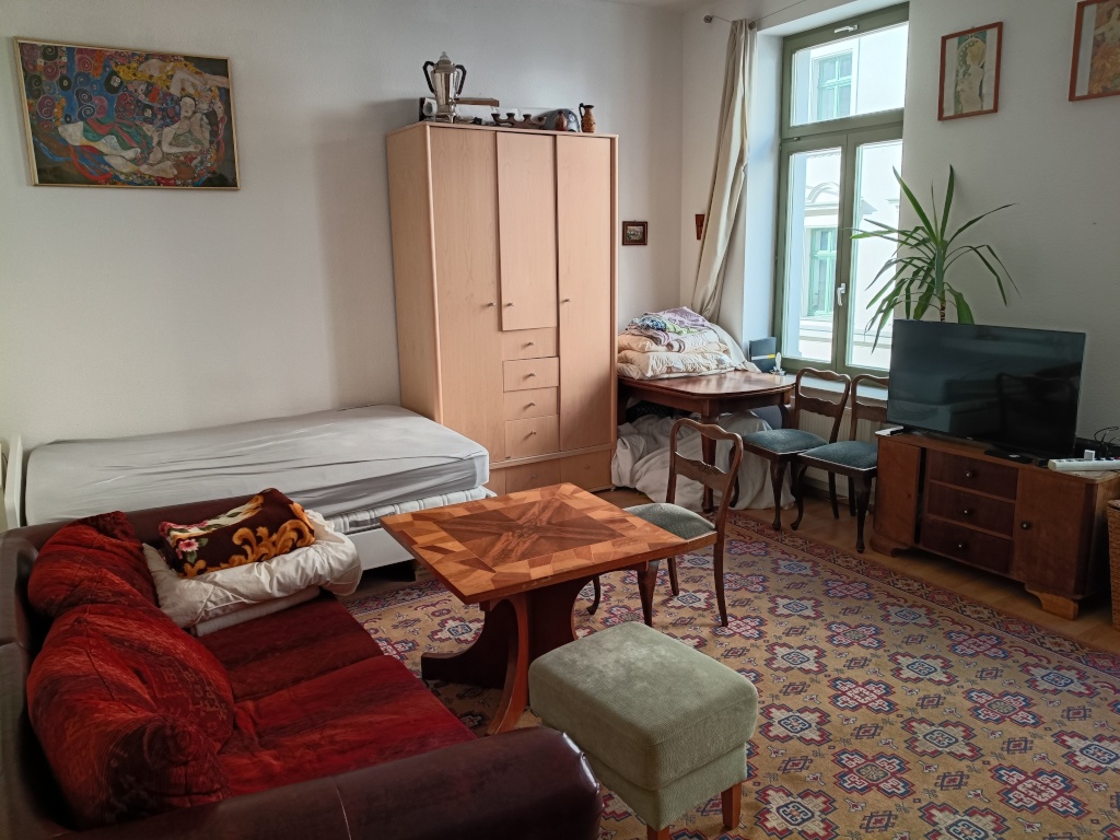 Zwischenmiete 1 Raum Wohnung 25.9.-12.10. möbliert sehr zentralLeipzig – 4105 Leipzig Zentrum-Nord – Vorschaubild 2