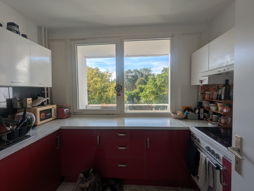 WG-Zimmer Gesundbrunnen Wollankstraße 95 - Cute kitchen with good view
