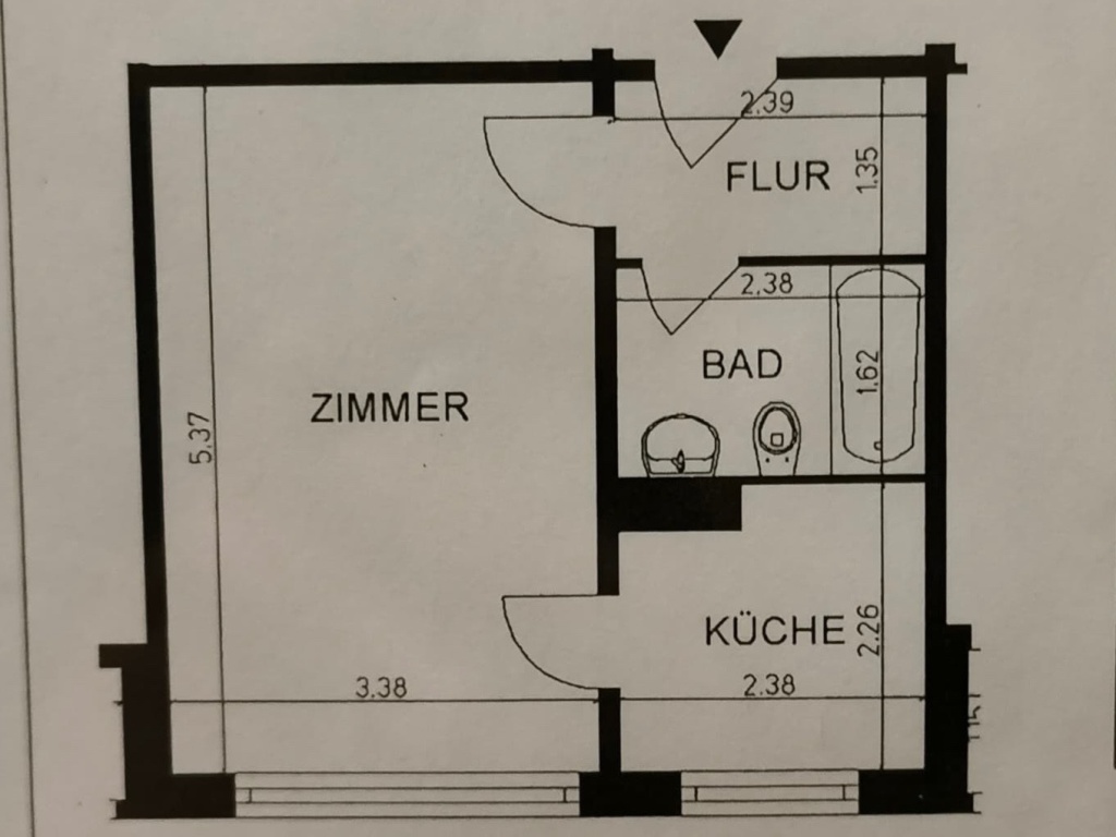 Möblierte 1 Zimmerwohnung nur mit WBS/Paragraph 5 Schein in Langenfelde – 22525 Hamburg Eimsbüttel – Vorschaubild 6