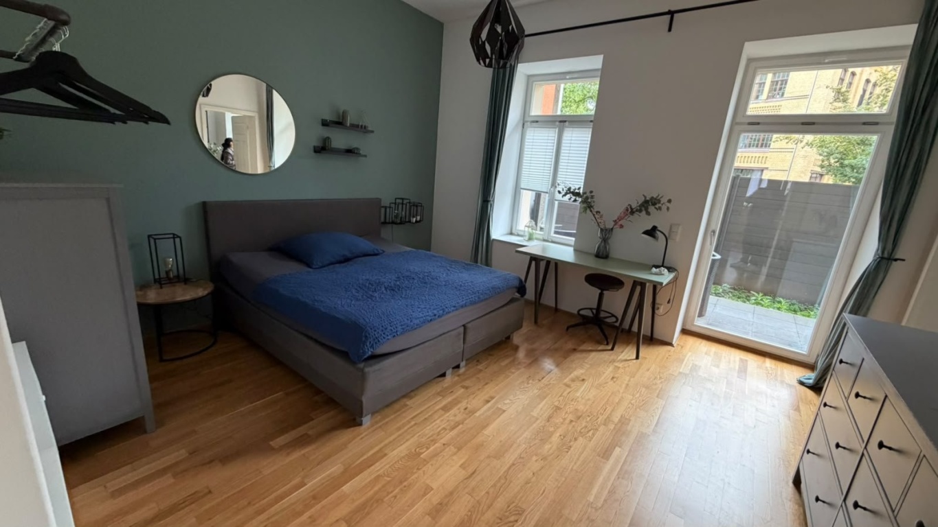 Möblierte 2-Zimmer-Wohnung mit Terrasse in Leipzig 58 m2 | vollständig möbliert | eigene Terrasse | 01.11.2026–31.08.2027– Wohnen auf Zeit – 4315 Leipzig Neustadt-Neuschönefeld – Vorschaubild 3