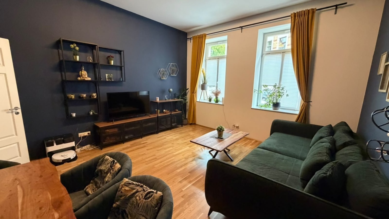 Möblierte 2-Zimmer-Wohnung mit Terrasse in Leipzig 58 m2 | vollständig möbliert | eigene Terrasse | 01.11.2026–31.08.2027– Wohnen auf Zeit