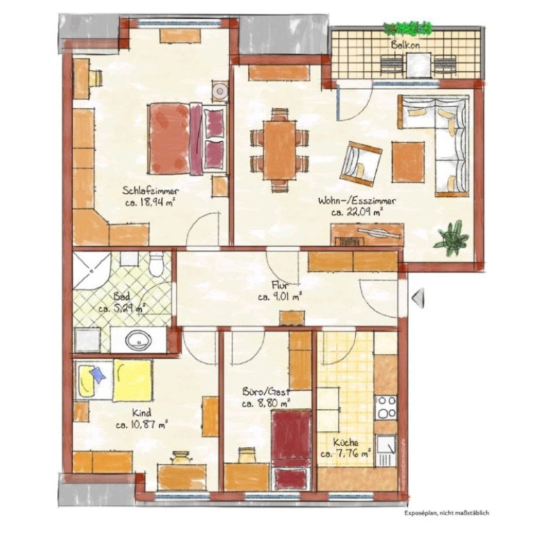 WG-Zimmer jendorf Pitersenstieg - Bild 5