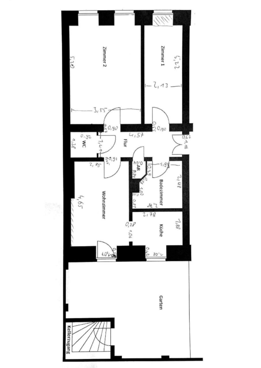Ein Jahr mit eigener Terrasse im Wrangelkiez! Möblierte 3,5-Zi.-Wohnung ab 21.10. – 10997 Berlin Berlin – Vorschaubild 5
