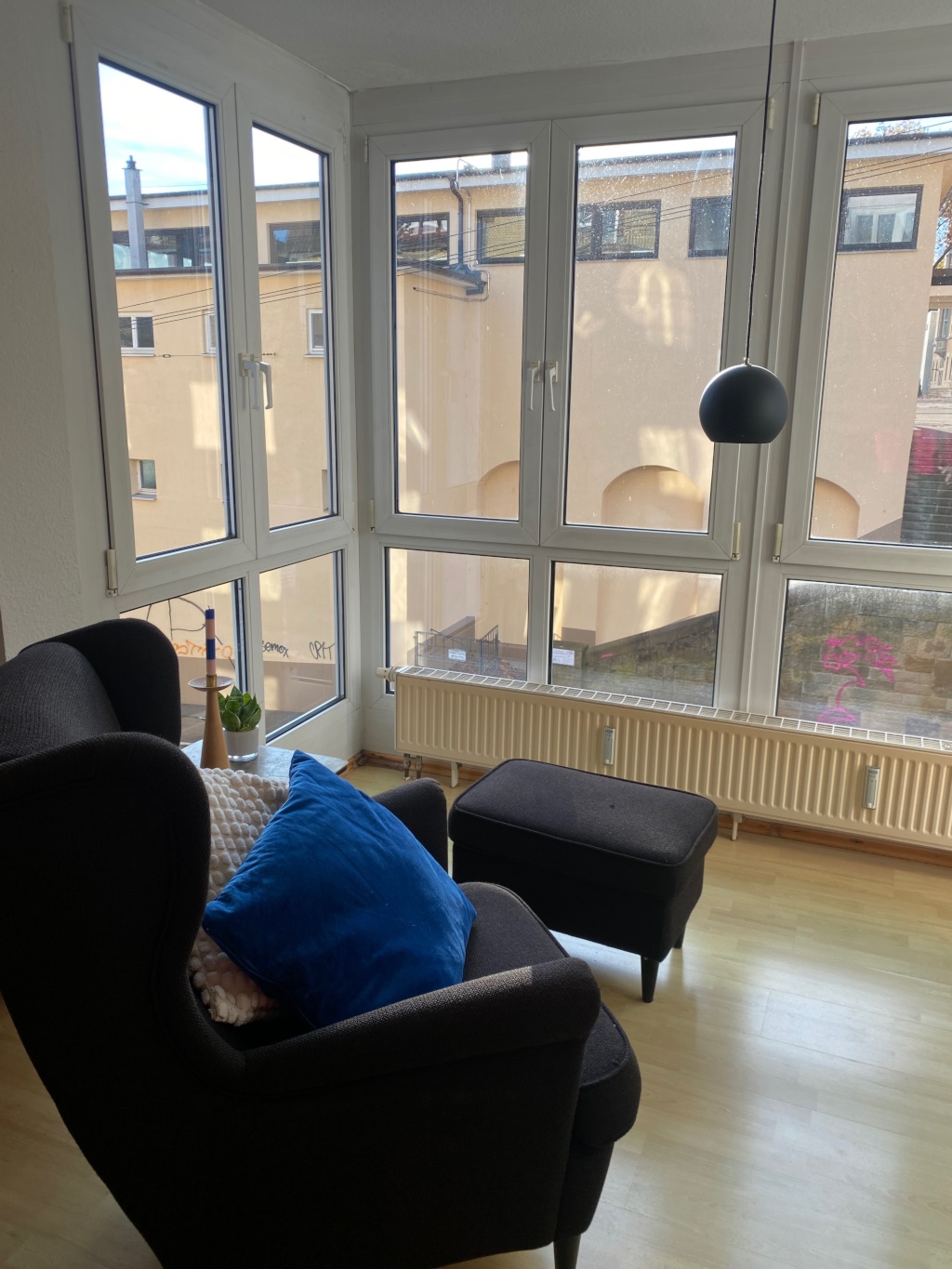 WG-Zimmer Süd Adlerstraße 56 - Wohnzimmer