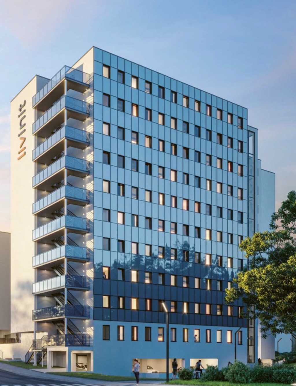 1-Zimmer-Apartment für Studierende im Livinit Würzburg – 20 m2, TG- und Motorradstellplatz