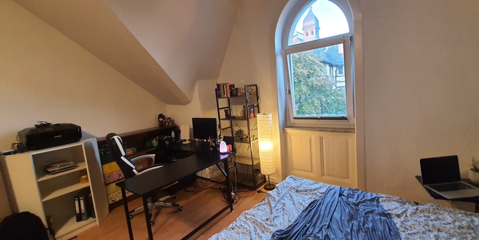 Schöne teilmöbl. 1-Zimmer-Wohnung im Altbau (Frauen) – 65189 Wiesbaden Südost – Vorschaubild 5