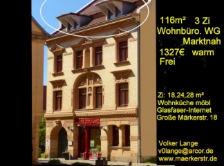 Anzeigenbild: 116m2   Wohnbüro / WG  marktnah