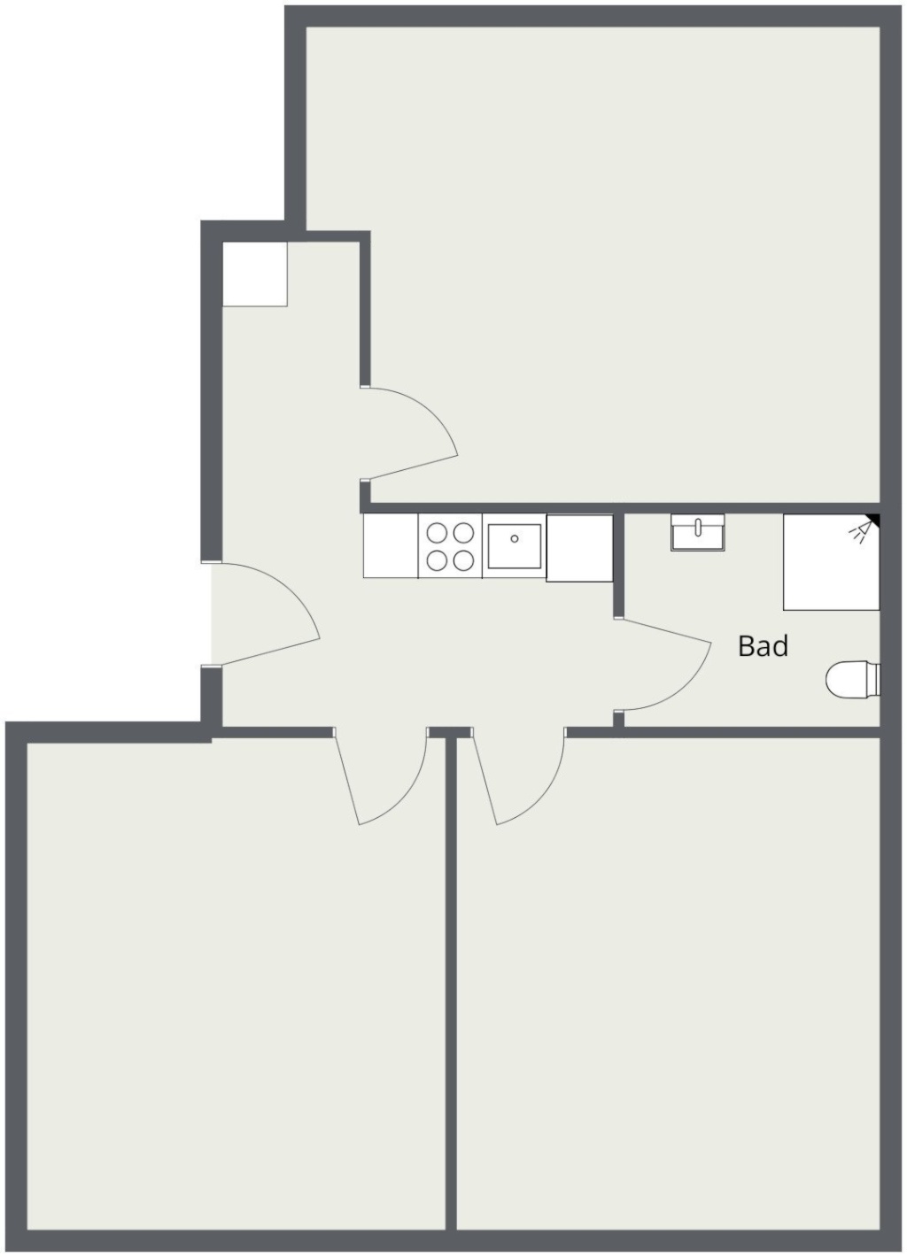 Habitación en WG Gohlis-Süd Elsbethstraße 33 - Grundriss
