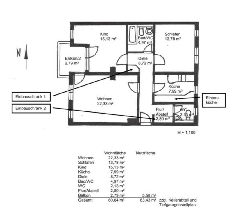 Wohnung Schwabing-Freimann Carl-Orff-Bogen - Bild 1