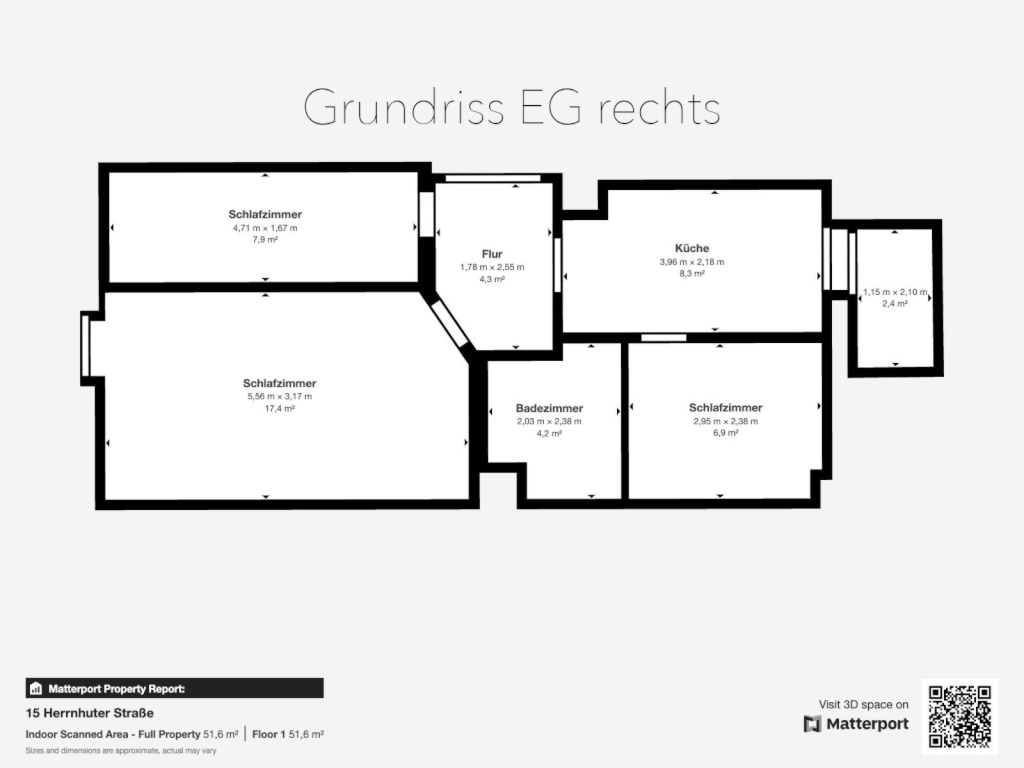 Habitación en WG Anger-Crottendorf Herrnhuter Straße 12 - Grundriss