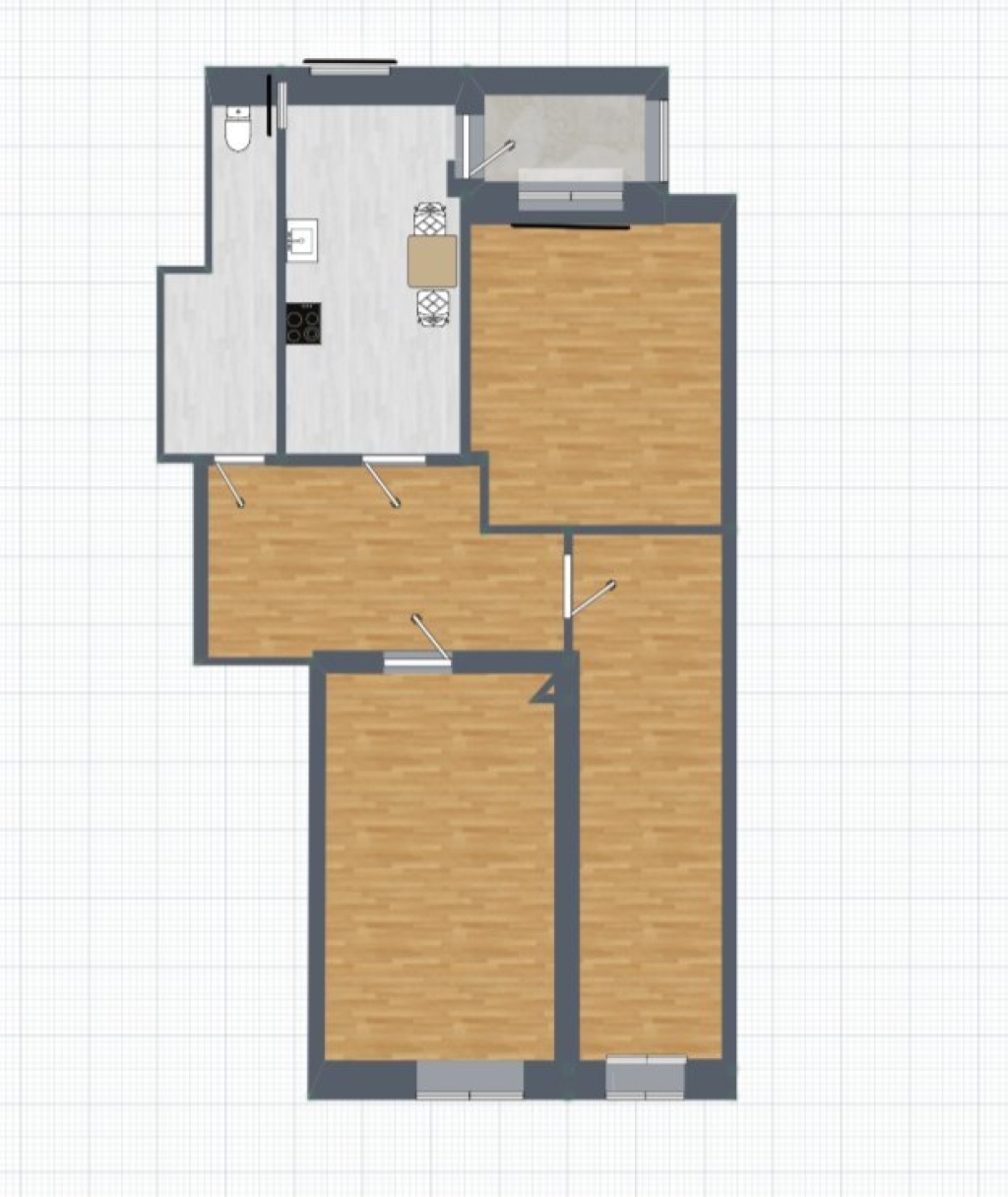 Habitación en WG Schönefeld-Abtnaundorf Clara-Wieck-Straße 23 - Grundriss