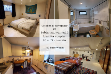 Looking for subtenant for November :) / Untermieter gesucht! — photo 1