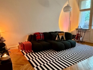 Stylish furnished 76m2 Altbau | balcony + quiet courtyard | 6 months | Wilmersdorf — photo 1