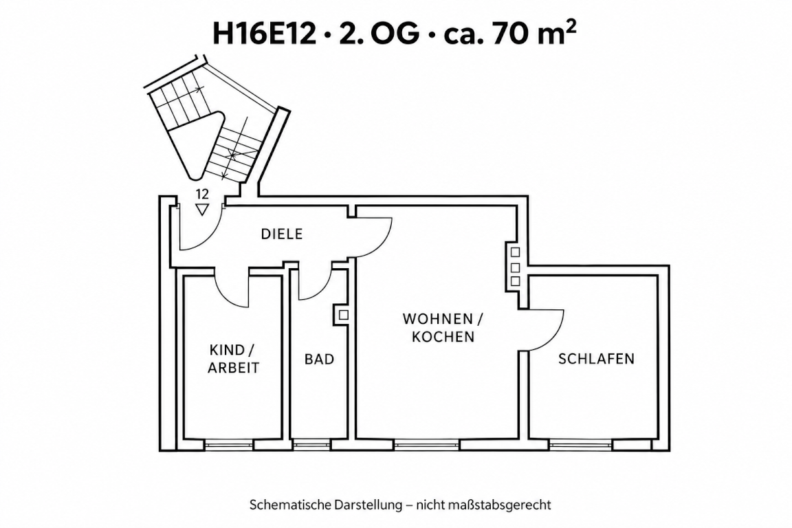 Wohnung Altenessen-Süd Kleine Hammerstraße 1 - Bild 13