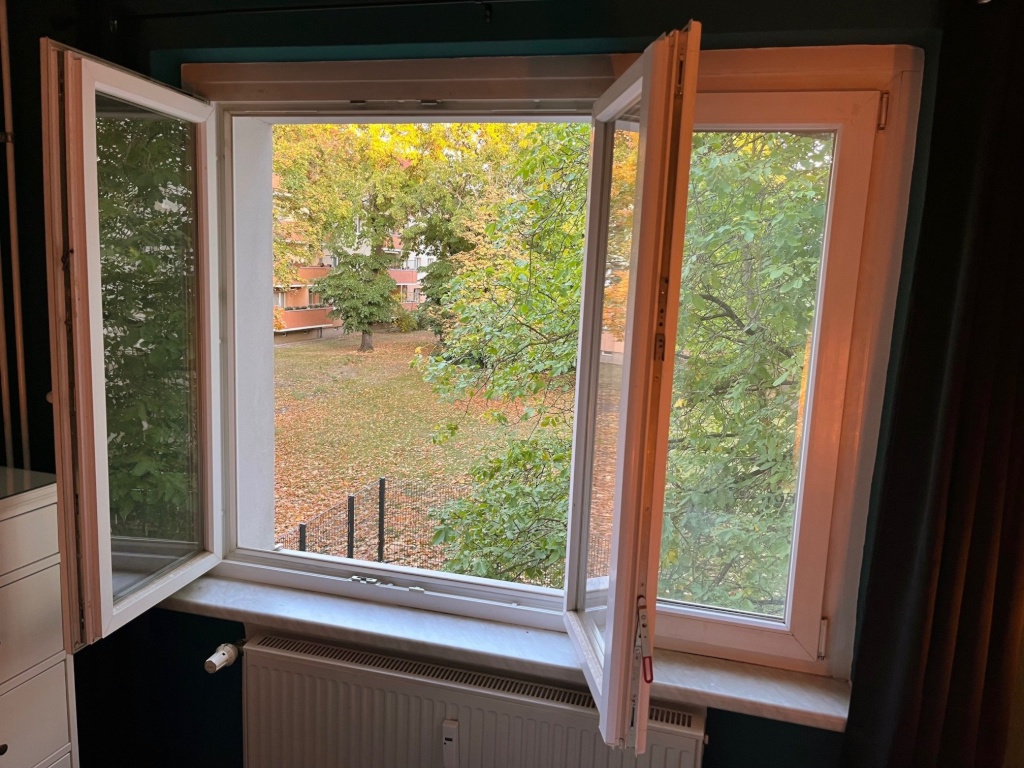 Wohnung Lichtenberg Lincolnstraße - Ausblick Schlafzimmer
