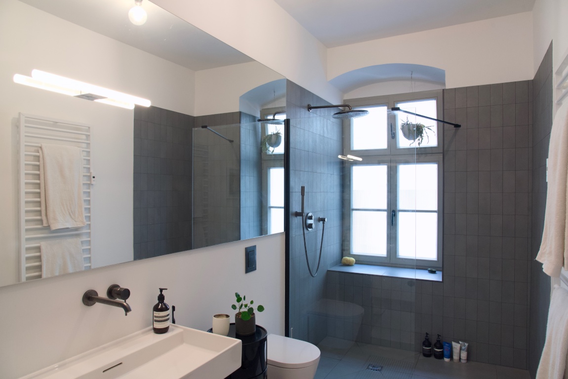 Wohnung Kreuzberg Lausitzer Str. - Bathroom, newly built