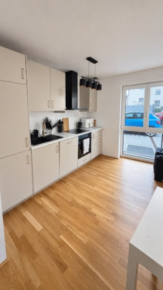 Stilvoll möblierte 2-Zimmer Neubauwohnung mit Keller & Gartenmitbenutzung
