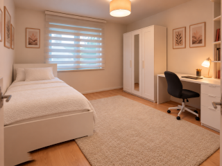 Anzeigenbild: 🌿 Gemütliches 16 m2 WG-Zimmer | Voll möbliert | Erstbezug nach Renovierung | 2er-WG
