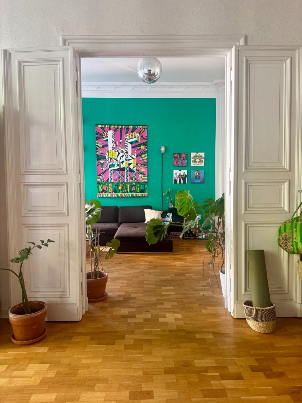 Wohnung Moabit Emdener Str. - Schlaf-/Wohnzimmer Flügeltür